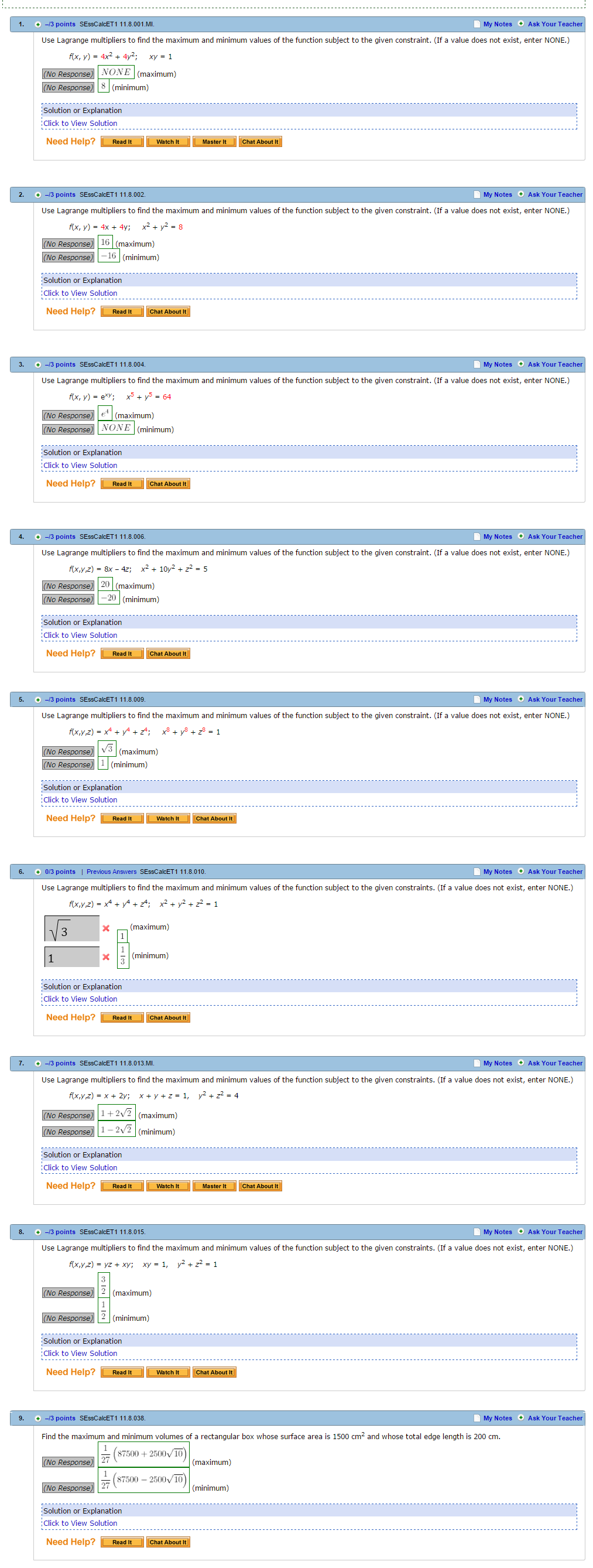 webassign calcpad in the way